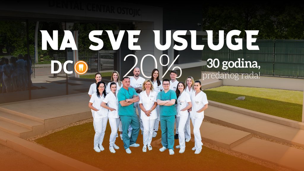 POPUST na sve dentalne usluge -20%
